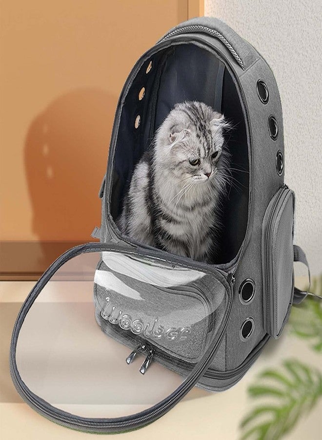 MIXEN Expandable Astronaut Bubble Window Pet Carrier Backpack, Breathable Space, Stylish Secure & Ventilated Travel Bag for Cats, Puppy Dog, Cat, and Rabbit Carrier Bag, Backpack Pet Carrier - Image 1